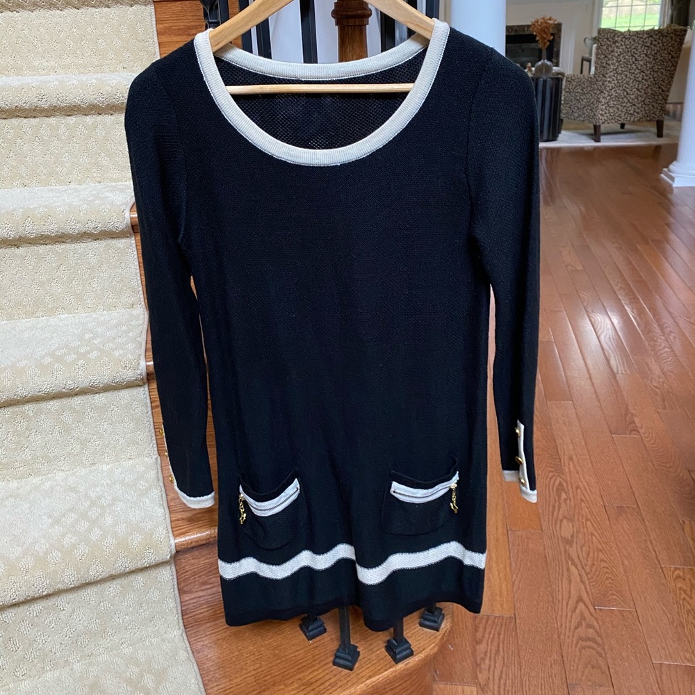 Vintage sweater dress with pocket detail